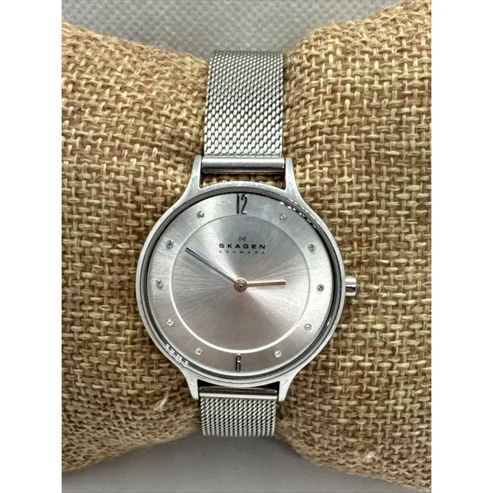 Skagen Anita Lille SKW2149 Women Silver Stainless Steel Mesh Analog Watch JNA891